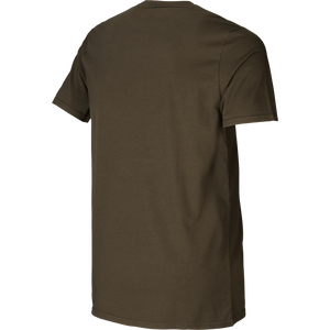 Grafisches T-Shirt 2er-Pack Willow green/Slate brown - Härkila