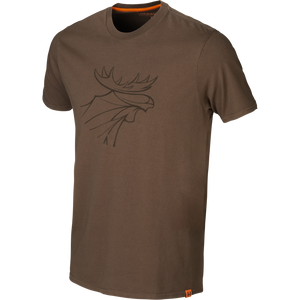 Grafisches T-Shirt 2er-Pack Willow green/Slate brown - Härkila
