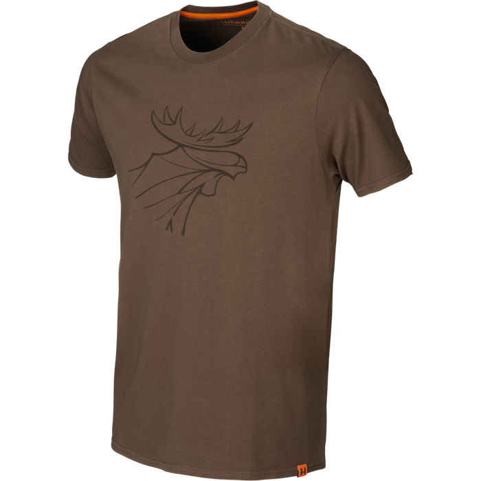Härkila Grafik-T-Shirt 2er-Pack – Weidengrün/Schieferbraun – Härkila