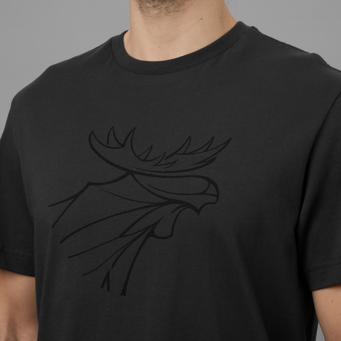 Härkila Grafik-T-Shirt 2er-Pack – Brauner Granit/Phantom – Härkila