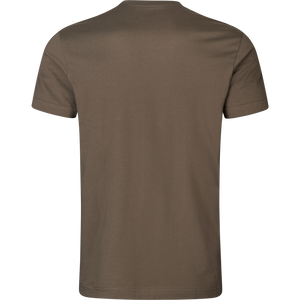 Grafik-T-Shirt 2er-Pack - Brown granite/Phantom - Härkila