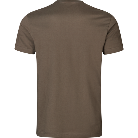 Grafik-T-Shirt 2er-Pack - Brown granite/Phantom - Härkila