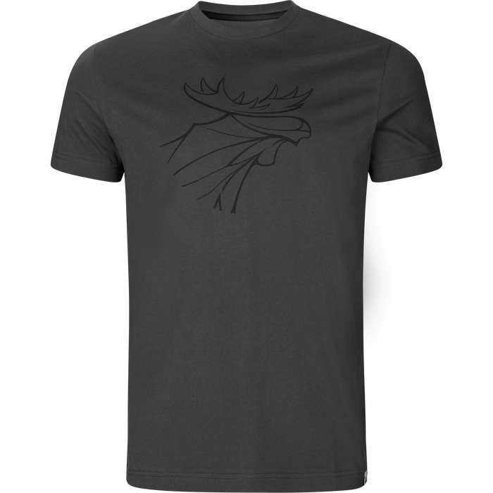 Härkila Grafik-T-Shirt 2er-Pack – Brauner Granit/Phantom – Härkila