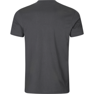 Grafik-T-Shirt 2er-Pack - Brown granite/Phantom - Härkila