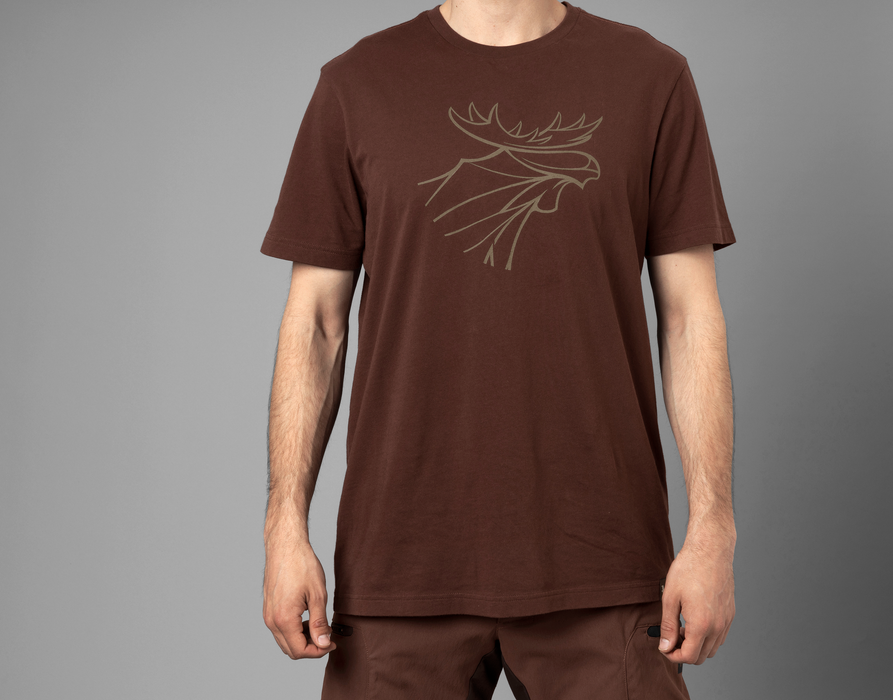 Härkila Grafik-T-Shirt 2er-Pack – Weidengrün/Burgund – Härkila