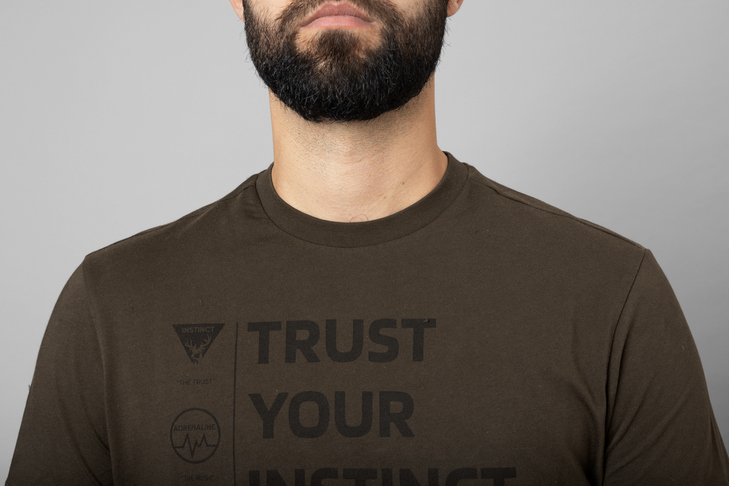 Härkila Instinct S/S T-Shirt – Schattenbraun – Härkila