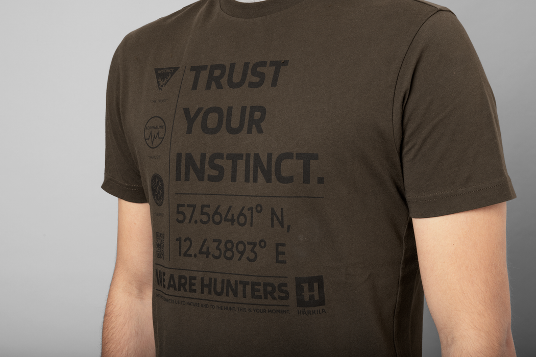Härkila Instinct S/S T-Shirt – Schattenbraun – Härkila
