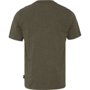 Outdoor-T-Shirt Pine green melange - Seeland