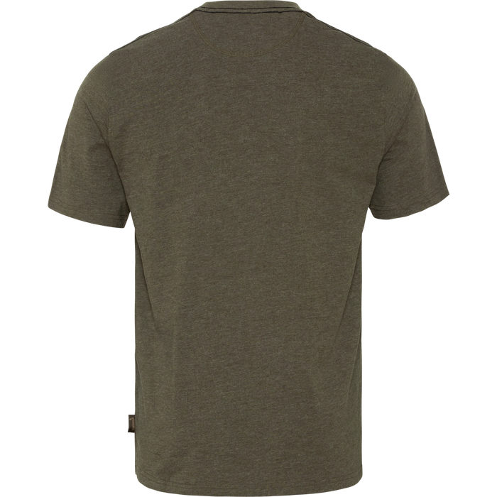 Outdoor-T-Shirt Pine green melange - Seeland