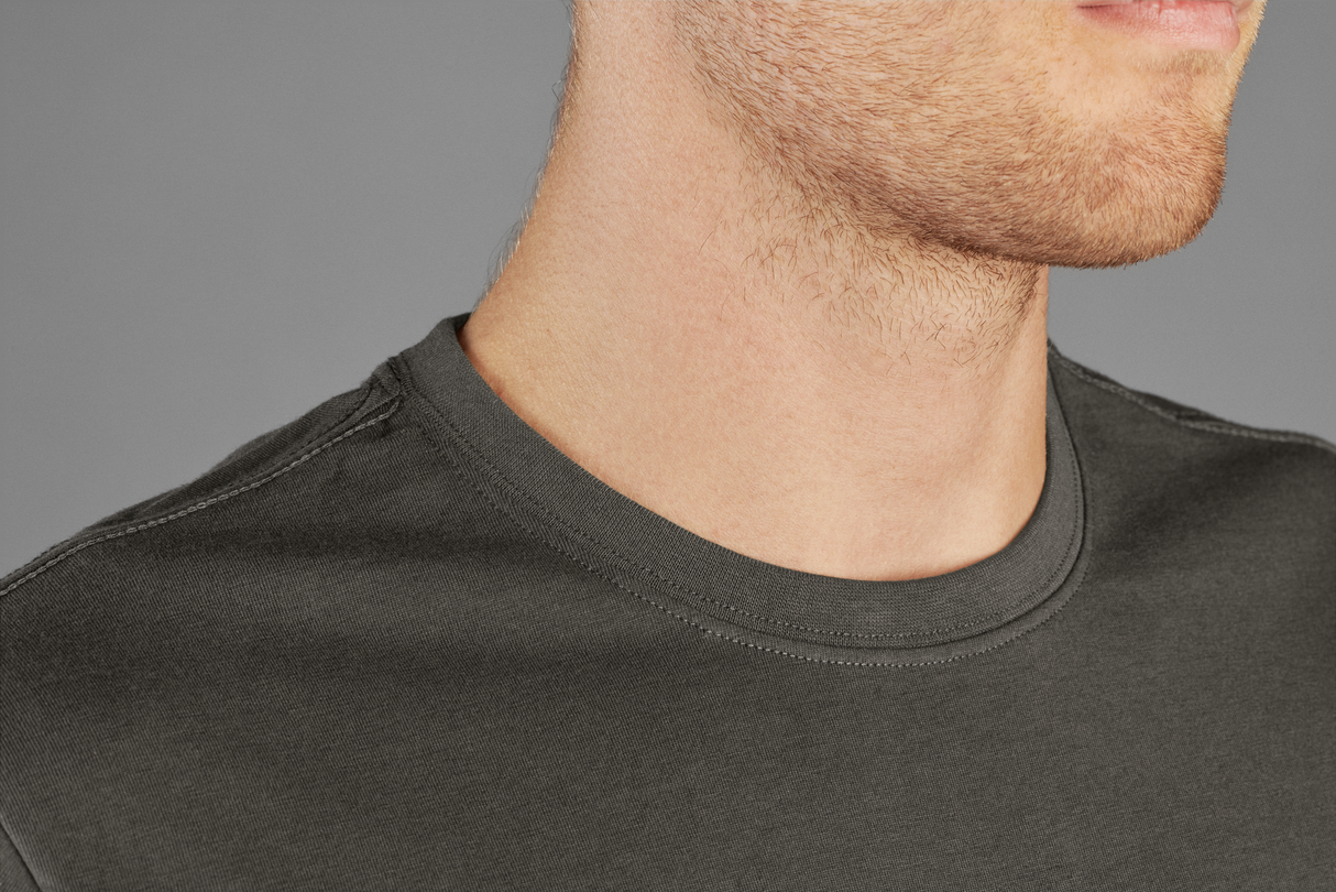 Outdoor 2er-Pack T-Shirts Raven/Pine green - Seeland