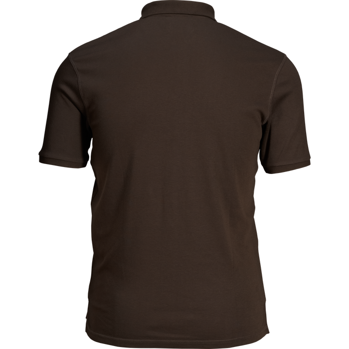 Skeet-Polo-T-Shirt – klassisches Braun – Seeland