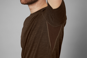 Active Kurzarm-T-Shirt Demitasse brown - Seeland