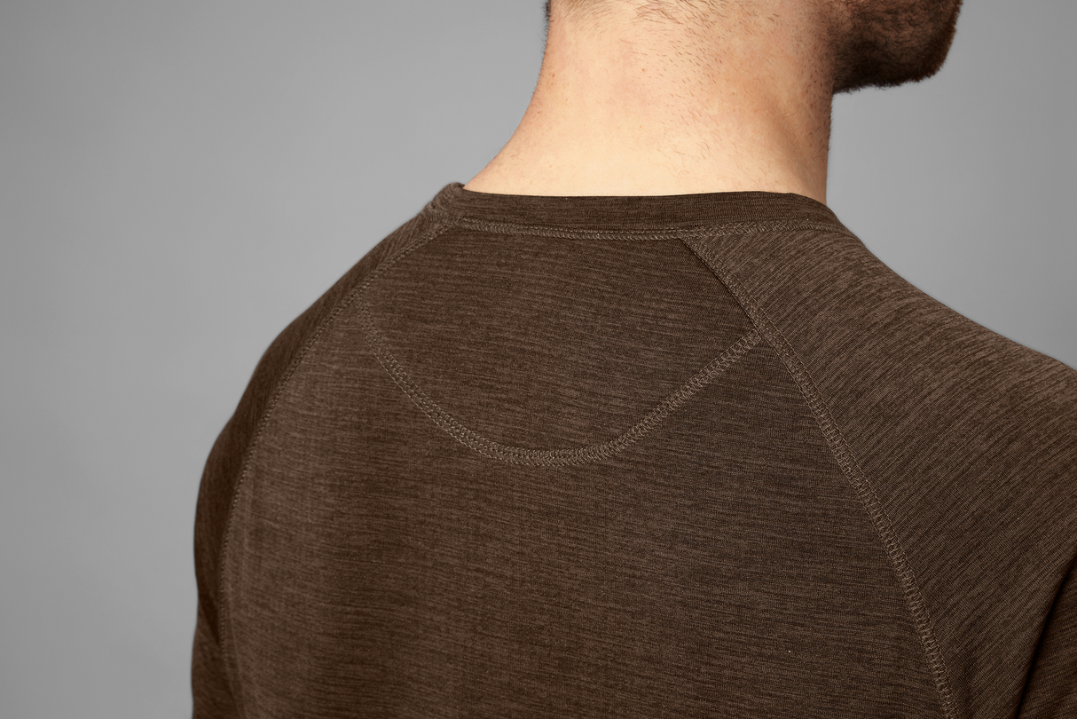 Active Kurzarm-T-Shirt Demitasse brown - Seeland
