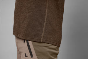 Active Kurzarm-T-Shirt Demitasse brown - Seeland
