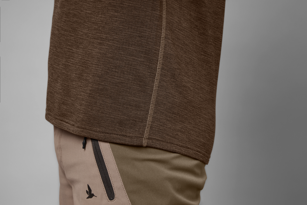 Active S/S T-Shirt - Demitasse braun - Seeland