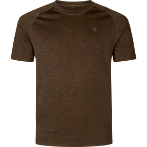 Active Kurzarm-T-Shirt Demitasse brown - Seeland
