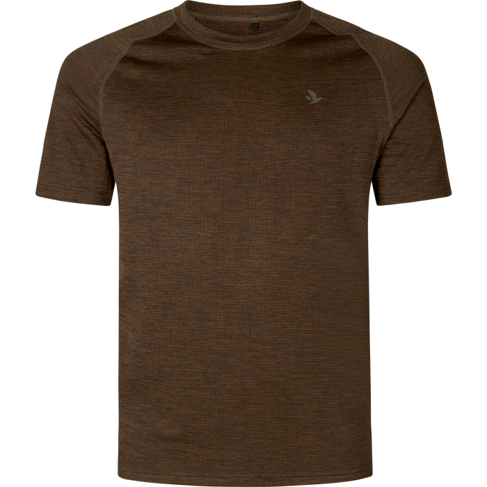 Active S/S T-Shirt - Demitasse braun - Seeland