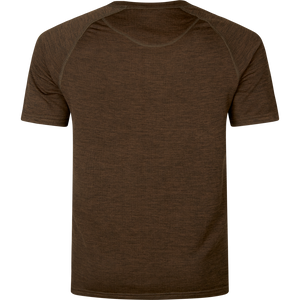 Active Kurzarm-T-Shirt Demitasse brown - Seeland