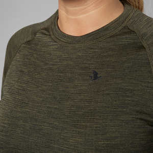 Active L/S T-Shirt Damen Pine Green - Seeland