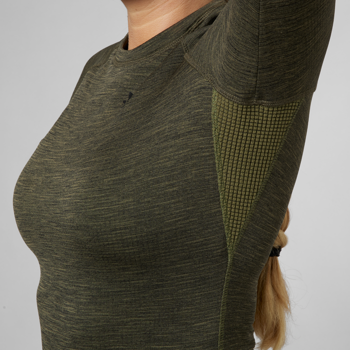 Active L/S T-Shirt Damen Piniengrün - Seeland