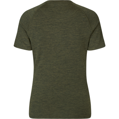 Aktives Kurzarm-T-Shirt für Damen Pine green - Seeland