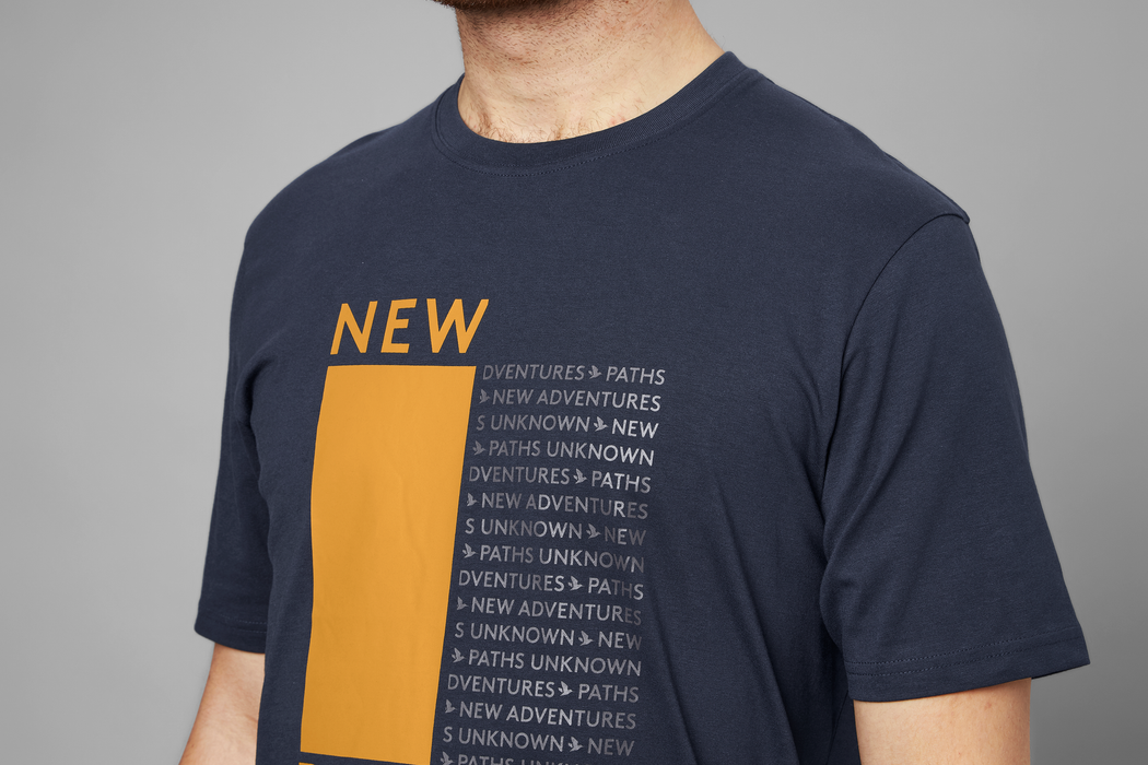 Path-T-Shirt Dark Navy - Seeland