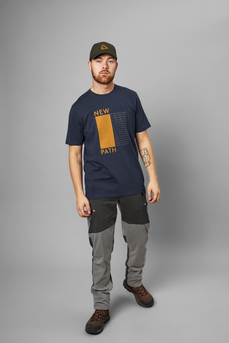 Path-T-Shirt Dark Navy - Seeland