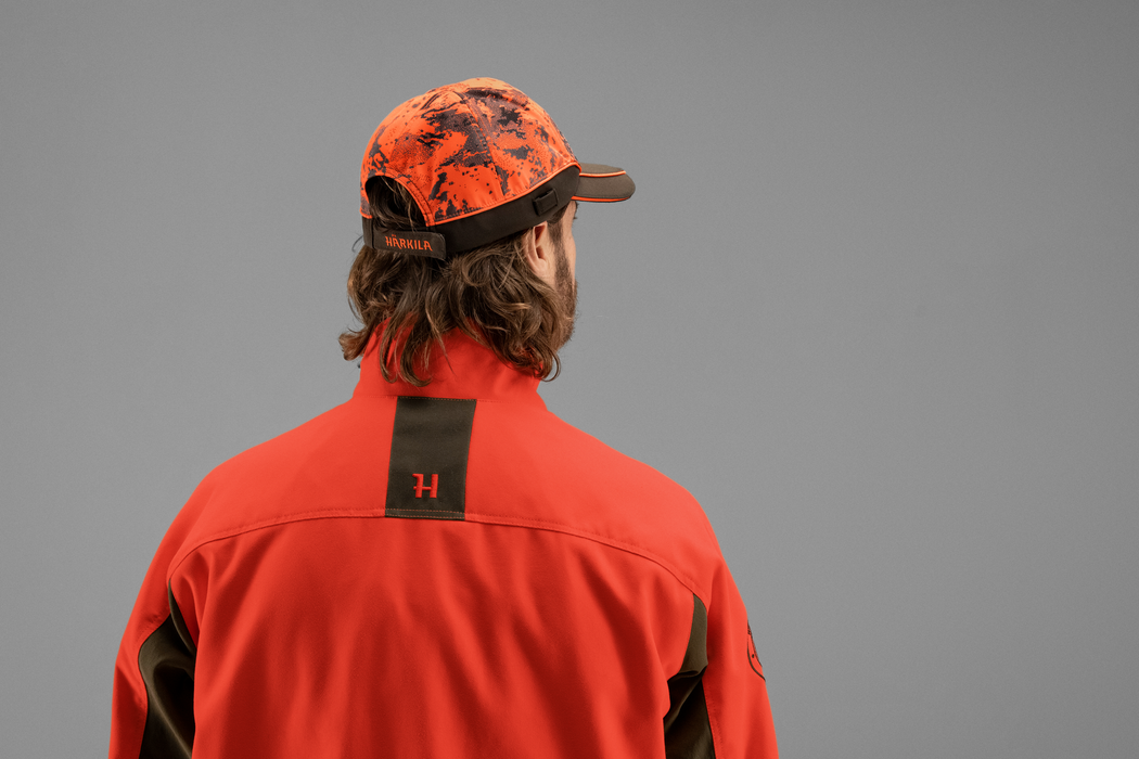 Wildboar Pro - Leichte Kappe AXIS MSP®Orange Blaze/Shadow braun - Härkila