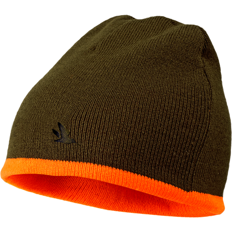 Ian Wendbare Mütze Hi-Vis Orange/Pine green - Seeland