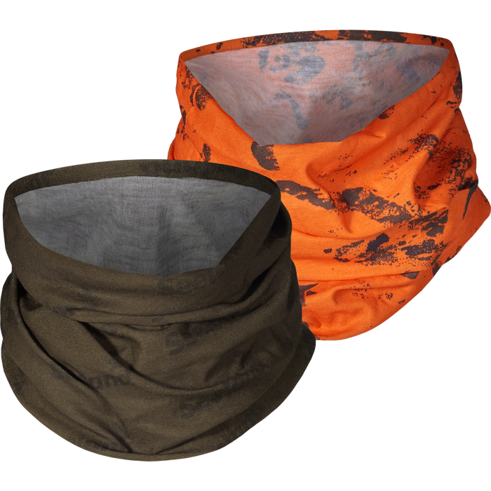 Halstuch 2er-Pack - Pine green/InVis orange blaze - Seeland