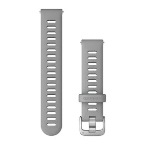 Quick Release remme (20 mm), Mist Grey silikonerem 3