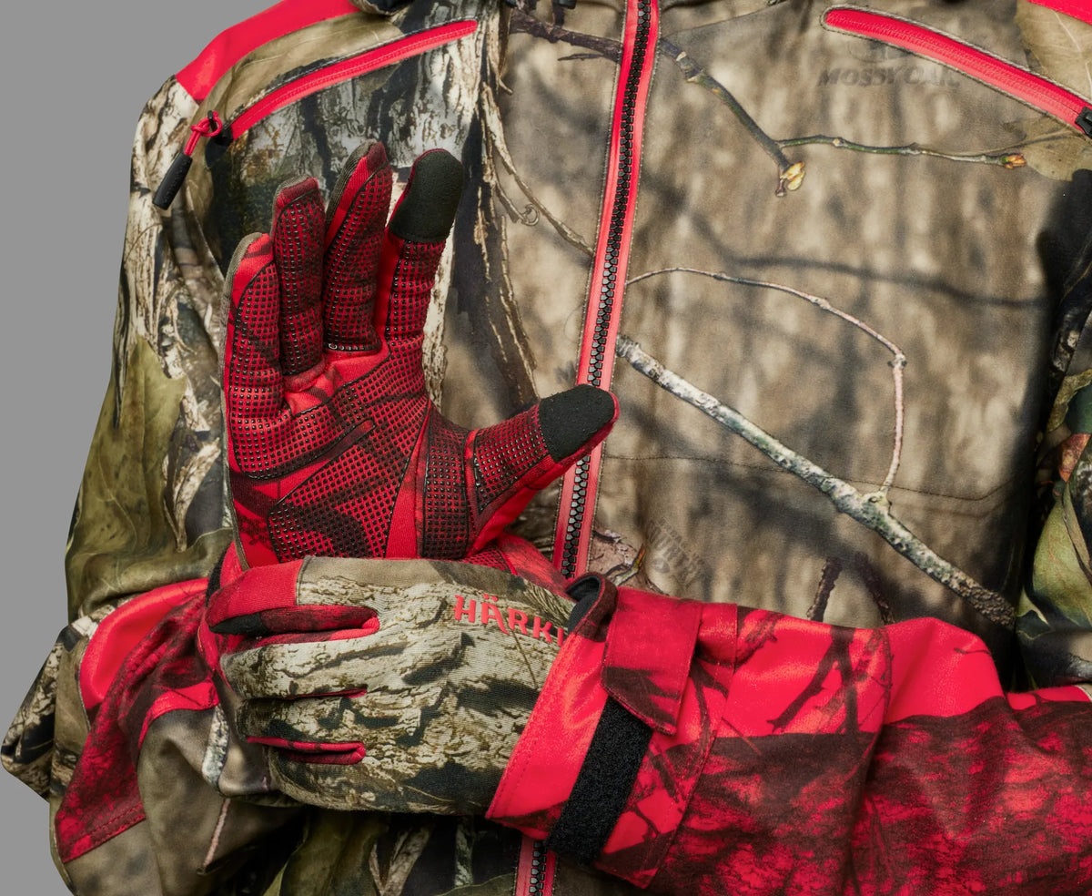Moose Hunter 2.0 - Fleecehandschuhe MossyOak®Break-Up Country®/MossyOak®Red - Härkila