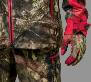 Moose Hunter 2.0 - Fleecehandschuhe MossyOak®Break-Up Country®/MossyOak®Red - Härkila