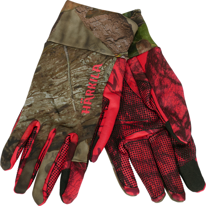 Moose Hunter 2.0 – Fleece-Handschuhe MossyOak®Break-Up Country®/MossyOak®Red – Härkila