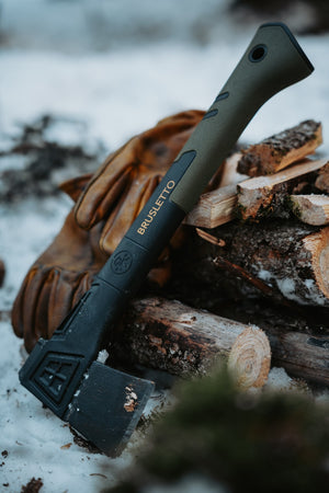 Axt Kikut 36 cm Schwarz/Grün L – Brusletto