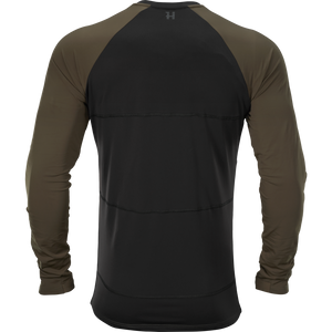 Heat L/S T-Shirt Willow green/Schwarz - Härkila