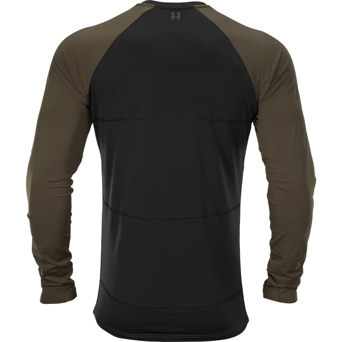 Härkila Heat L/S T-Shirt Weidengrün/Schwarz - Härkila