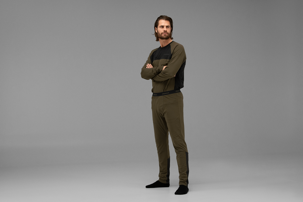 Härkila Heat Long Johns Weidengrün/Schwarz - Härkila
