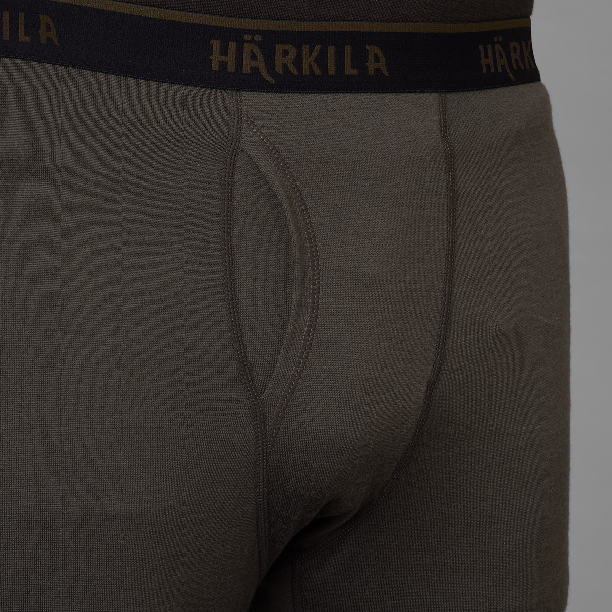 Base All Season mit Seitenreißverschluss Lange Unterhose Shadow Brown - Härkila