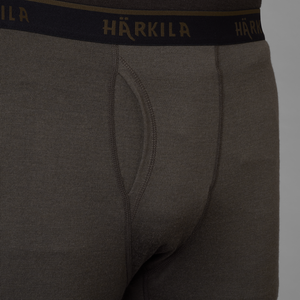 Base All Season mit Seitenreißverschluss Lange Unterhose Shadow Brown - Härkila