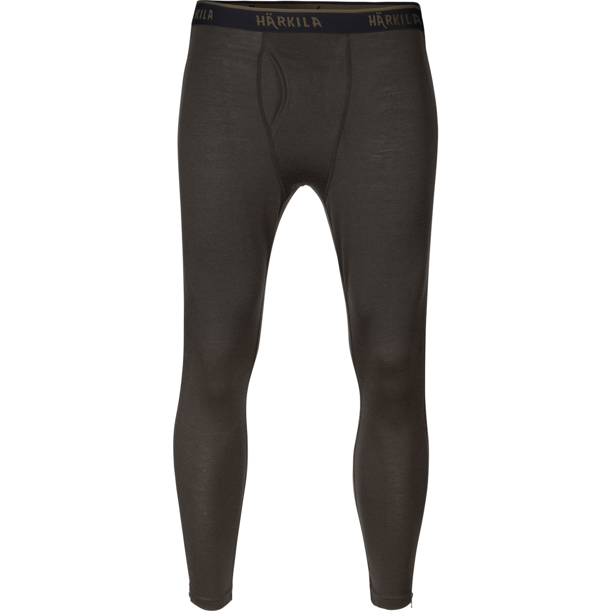 Base All Season mit Seitenreißverschluss Lange Unterhose Shadow Brown - Härkila