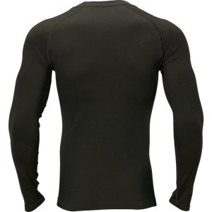 Base active Langarm mit Rundhalsausschnitt Dark willow green - Härkila