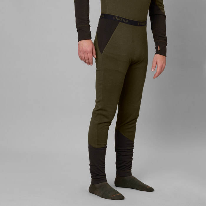 Härkila Base Warm lange Unterhose Weidengrün/Schattenbraun - Härkila