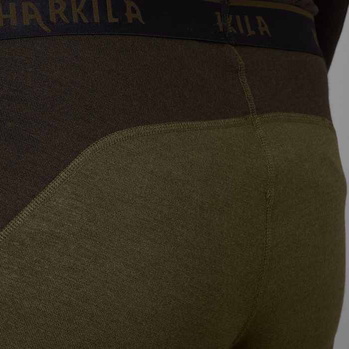 Härkila Base Warm lange Unterhose Weidengrün/Schattenbraun - Härkila