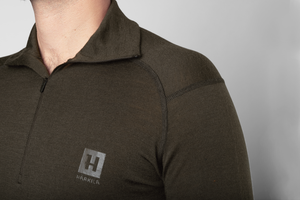 Basis All Season Halbe Zip Shadow Brown - Härkila