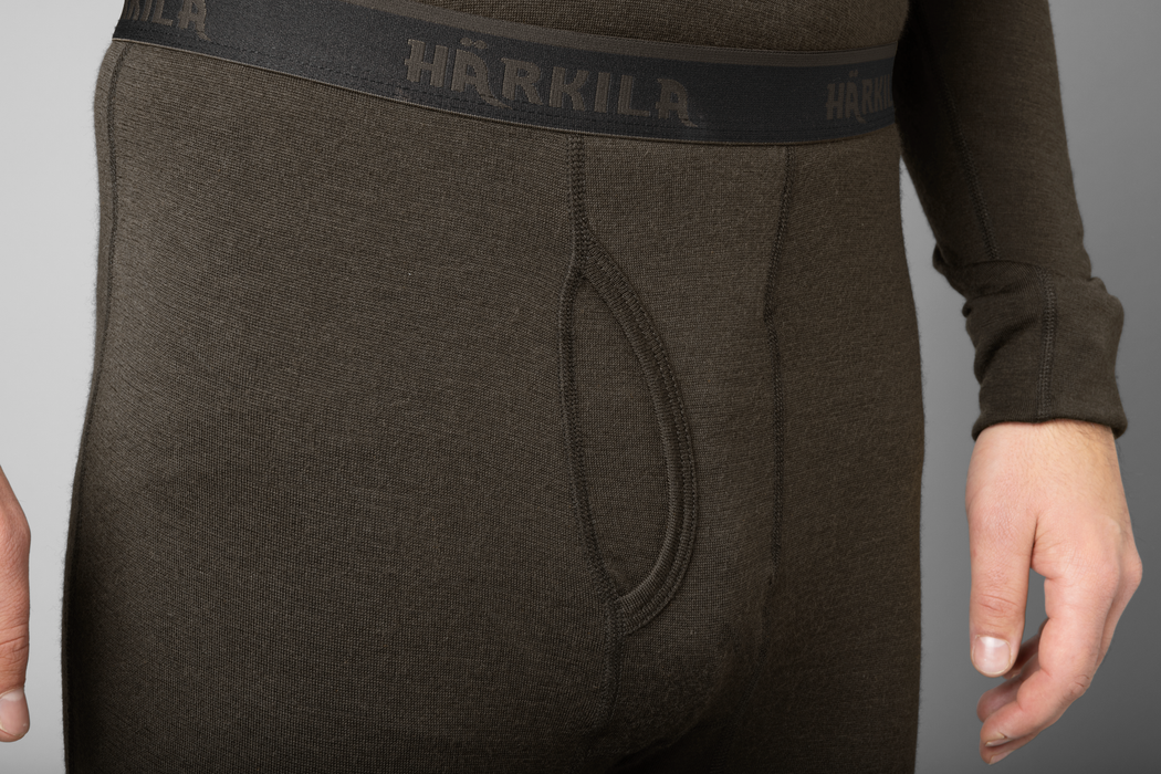 Härkila Base All Season lange Unterhose, Schattenbraun – Härkila