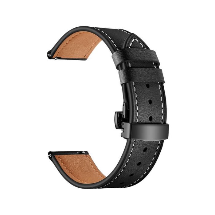 Quick Release remme (vívomove™), Sort læderrem 3