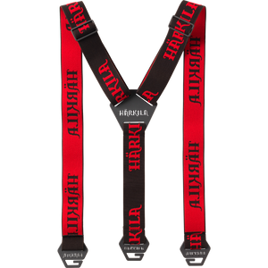 Tech Hosenträger - Shadow brown/Rot - Härkila