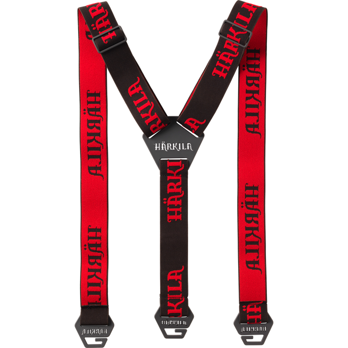 Härkila Tech Hosenträger – Schattenbraun/Rot – Härkila