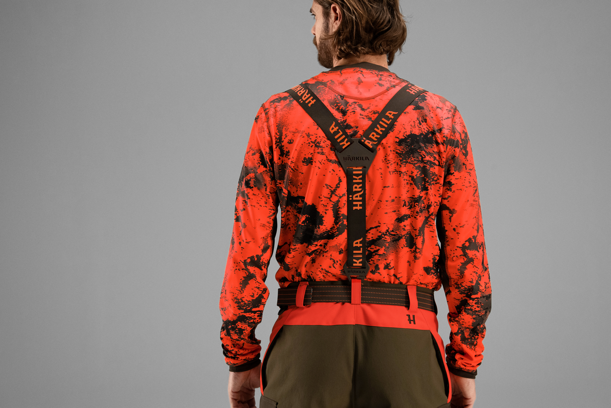 Wildboar Pro - Tech Hosenträger Braun/Orange blaze - Härkila